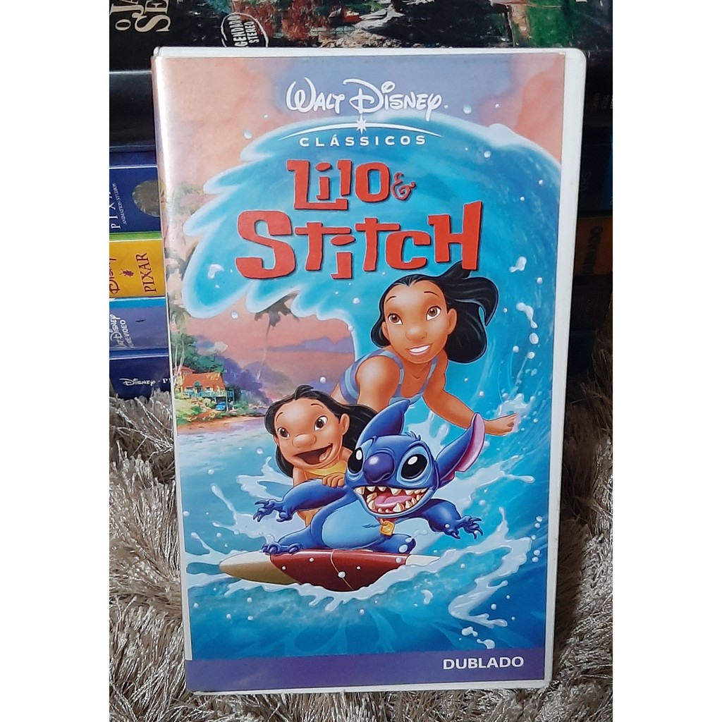 Fita Vhs Disney Original Lilo E Stitch Shopee Brasil