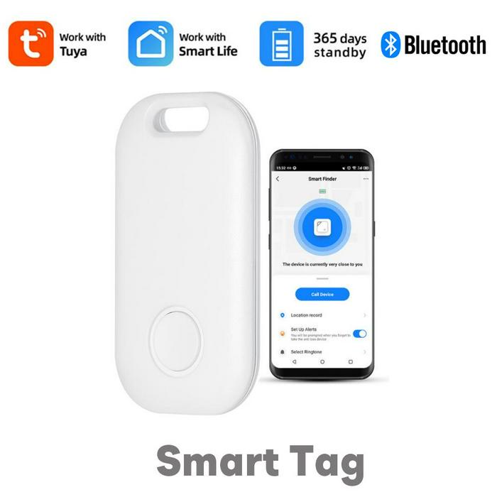 Tuya Mini Rastreador GPS Anti Perda Chaveiro Alarme Smart Wireless