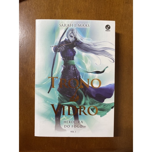 Livro Trono De Vidro 3 Herdeira Do Fogo Sarah J Maas Shopee Brasil