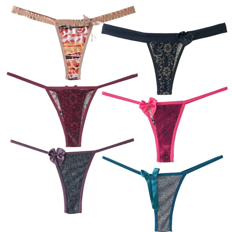 Calcinha Tanga Fio Dental Tanguinha Sexy Lingerie Sensual Shopee Brasil