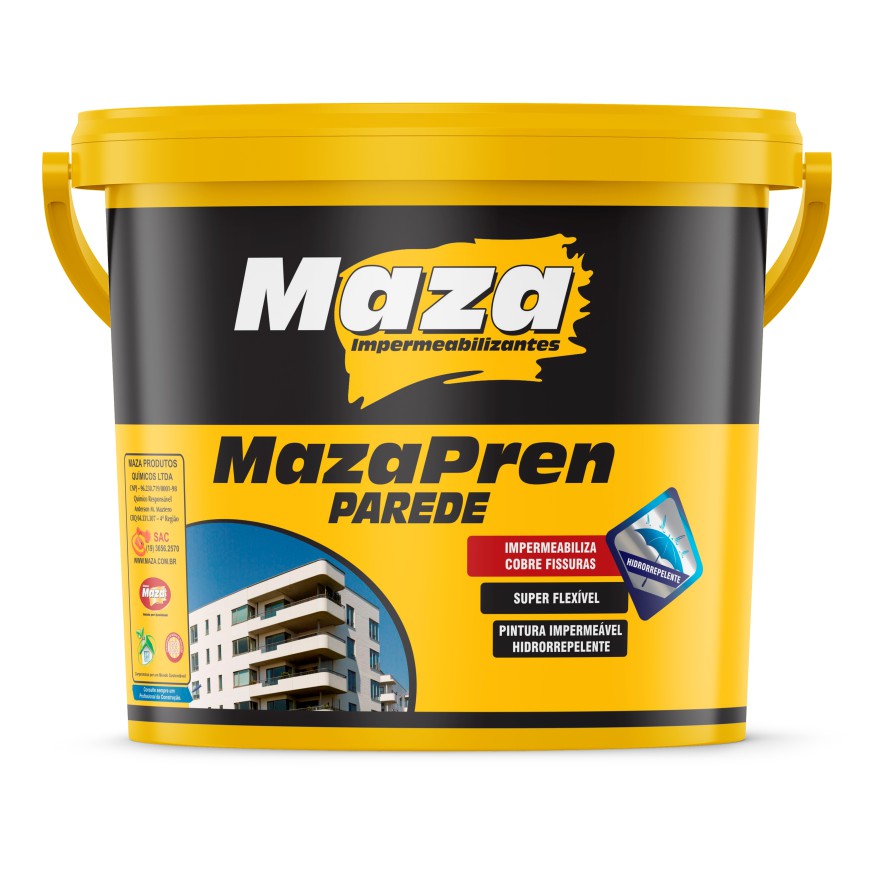 Impermeabilizante Acr Lico Mazapren Parede Branco Maza Kg Shopee