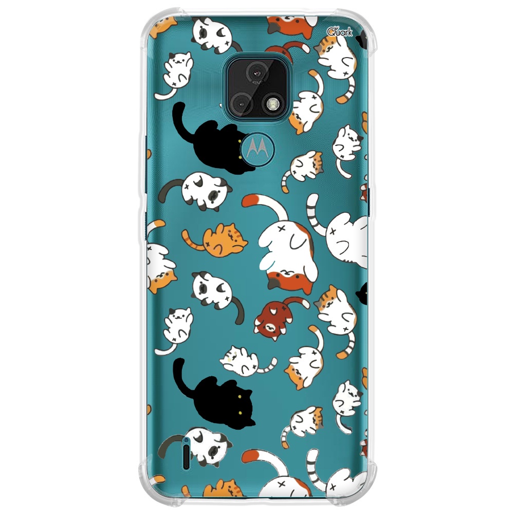 Capa Capinha Anti Shock Para MOTO E7 1566 GATINHOS Shopee Brasil