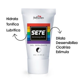 Gel Anest Sico Para Sexo Anal Deslizante Sete Sensa Es Lubrificante