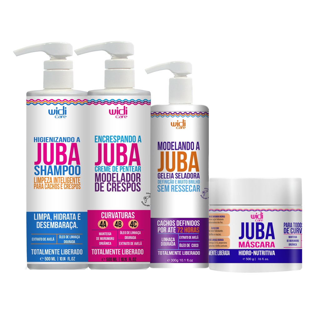 Kit Encrespando Juba Shampoo Gel Ia M Scara Widi Care Shopee Brasil