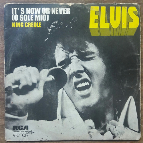 Elvis Presley Its Now Or Never Surrender 1976 Vinil Compacto Shopee