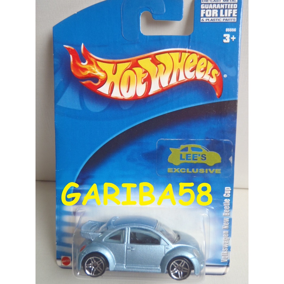 HOT WHEELS VOLKSWAGEN NEW BEETLE CUP 2002 LEES GUIDE EXCLUSIVE