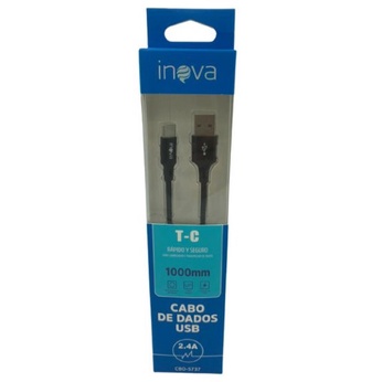 Cabo De Dados Tipo C De 1 Metro E 2 4A Marca Inova CBO 5737 Shopee Brasil