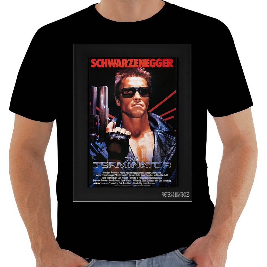 Camiseta Lc Exterminador Do Futuro Arnold Schwarzenegger Ref Ij