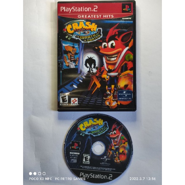 Crash The Wrath Of Cortex Para Ps2 Shopee Brasil