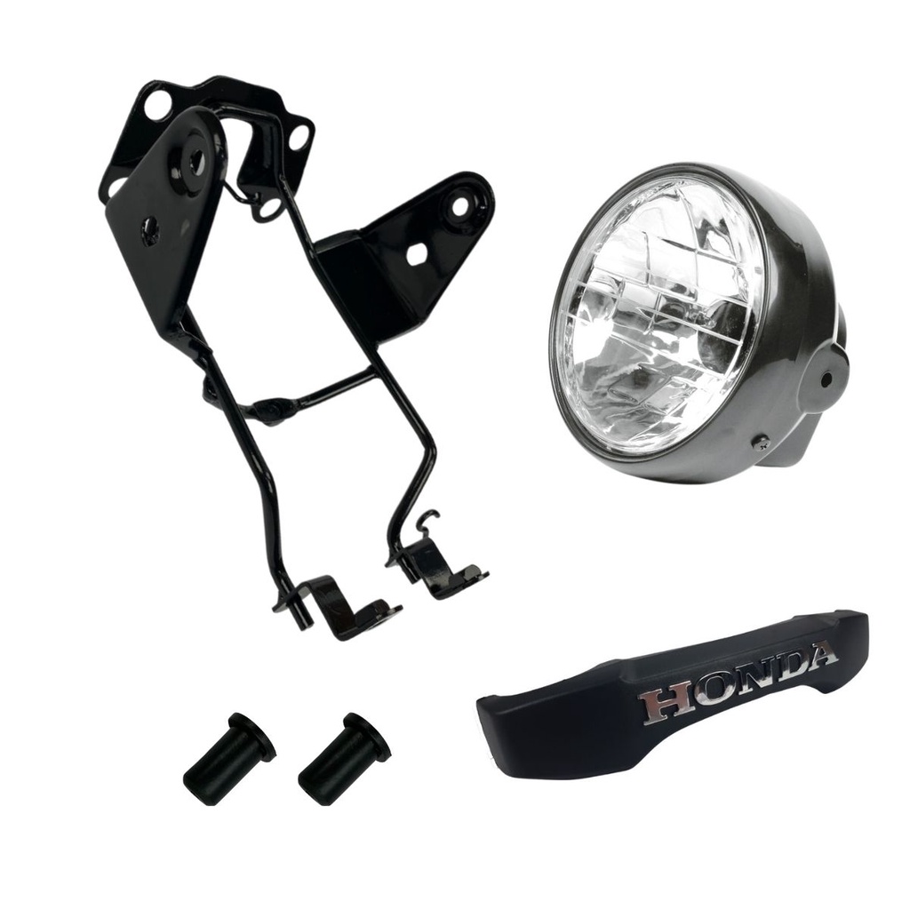 Farol Suporte Emblema Painel Aranha Cg 125 Titan Fan 00 A 08 Shopee