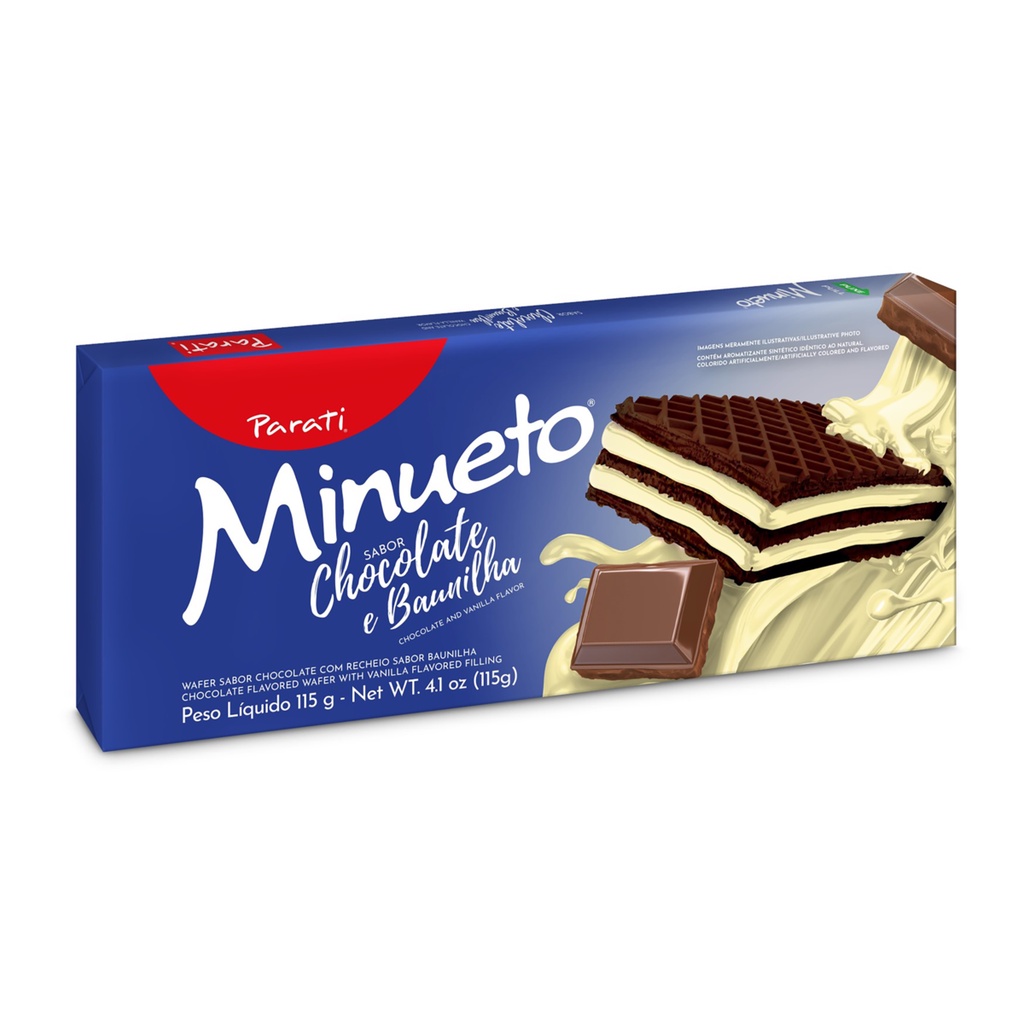 Biscoito Wafer Minueto Pacote G Shopee Brasil