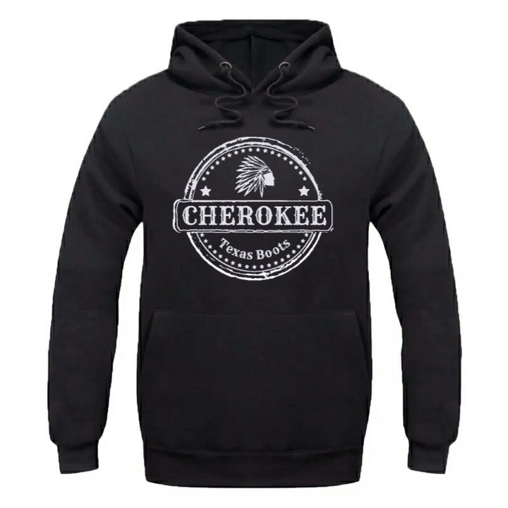 Moletom Country Texas Cherokee Cowboy Blusa de Frio Casaco Blusão