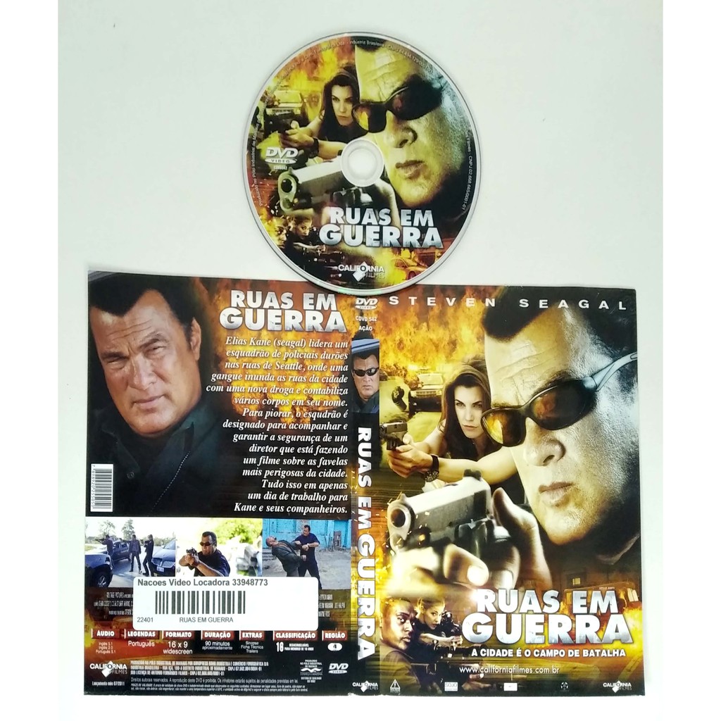 DVD RUAS EM GUERRA STEVEN SEAGAL ORIGINAL Shopee Brasil