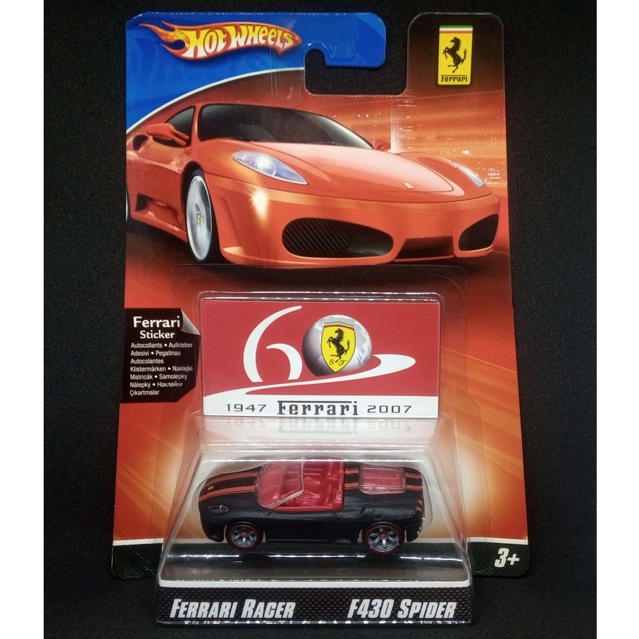 Hot Wheels Ferrari F430 Spider Racer 60 Anos Lacrado Shopee Brasil