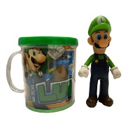 Boneco Luigi Caneca Personalizada Verde 350ml Mario Kart promoçao