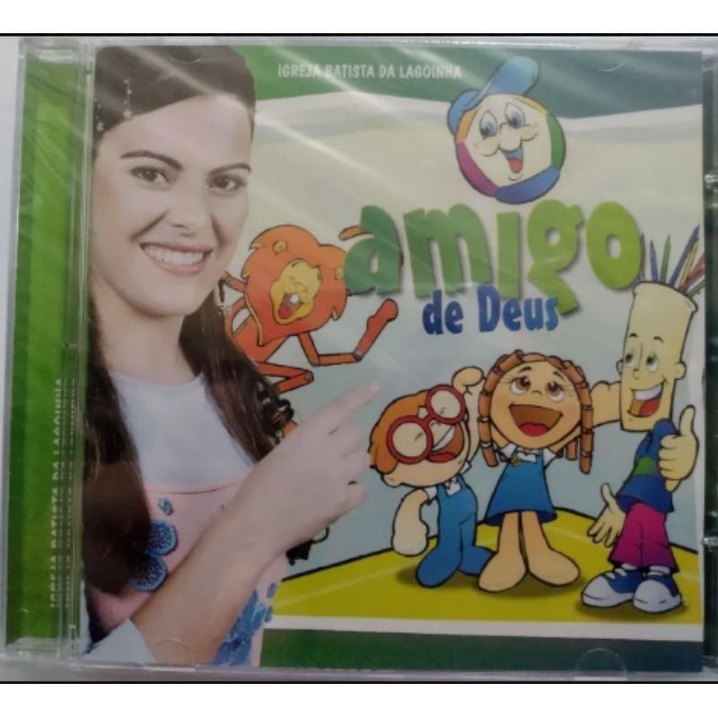 Cd Crianças Diante do Trono Amigo de Deus lacrado Shopee Brasil