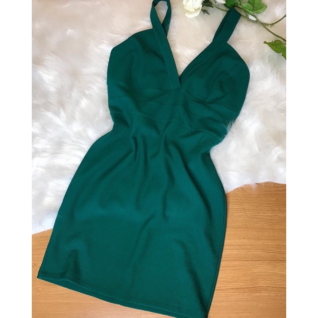 Vestido Tubinho Verde Shopee Brasil