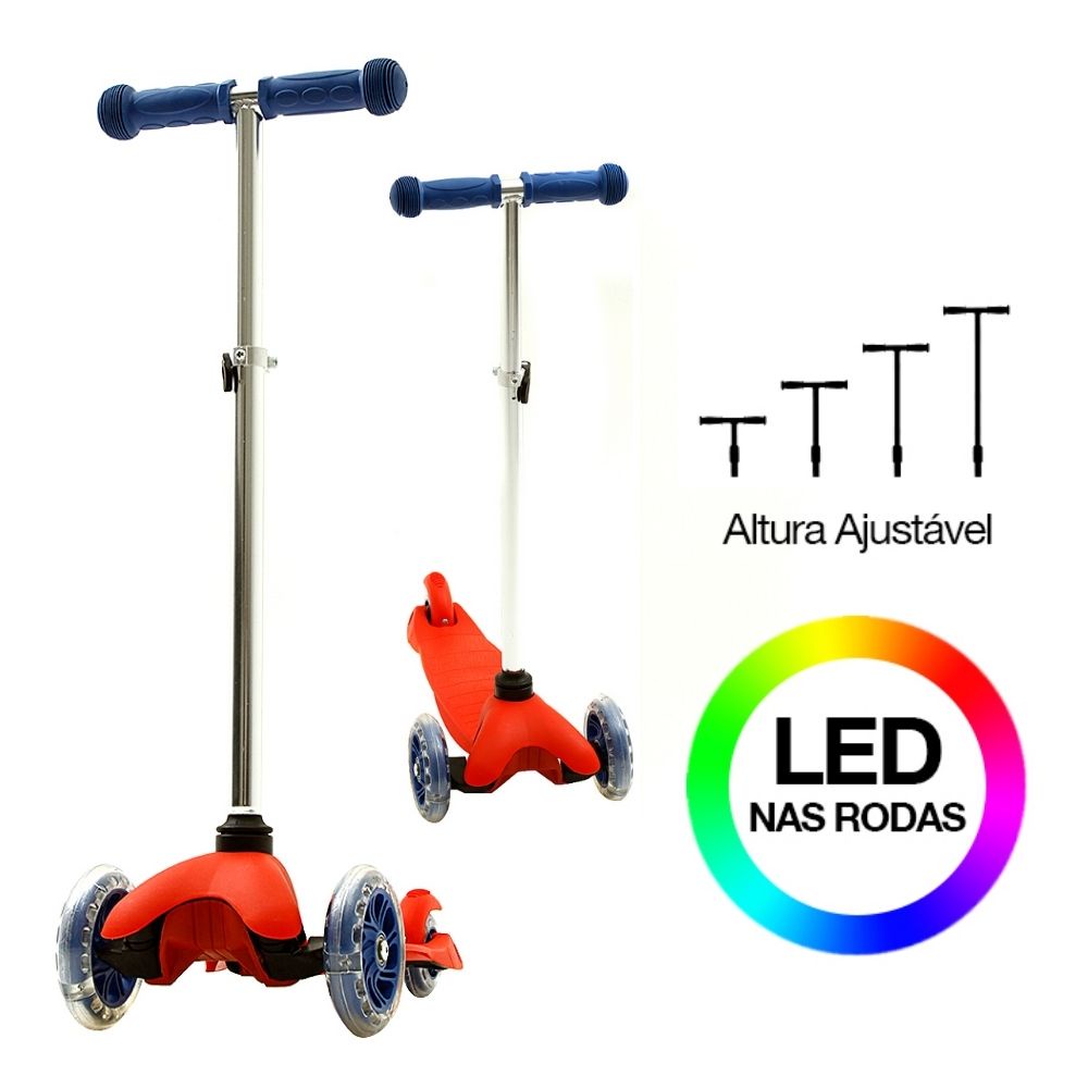 Brinquedo Infantil Patinete Rodas Masculino Led Shopee Brasil