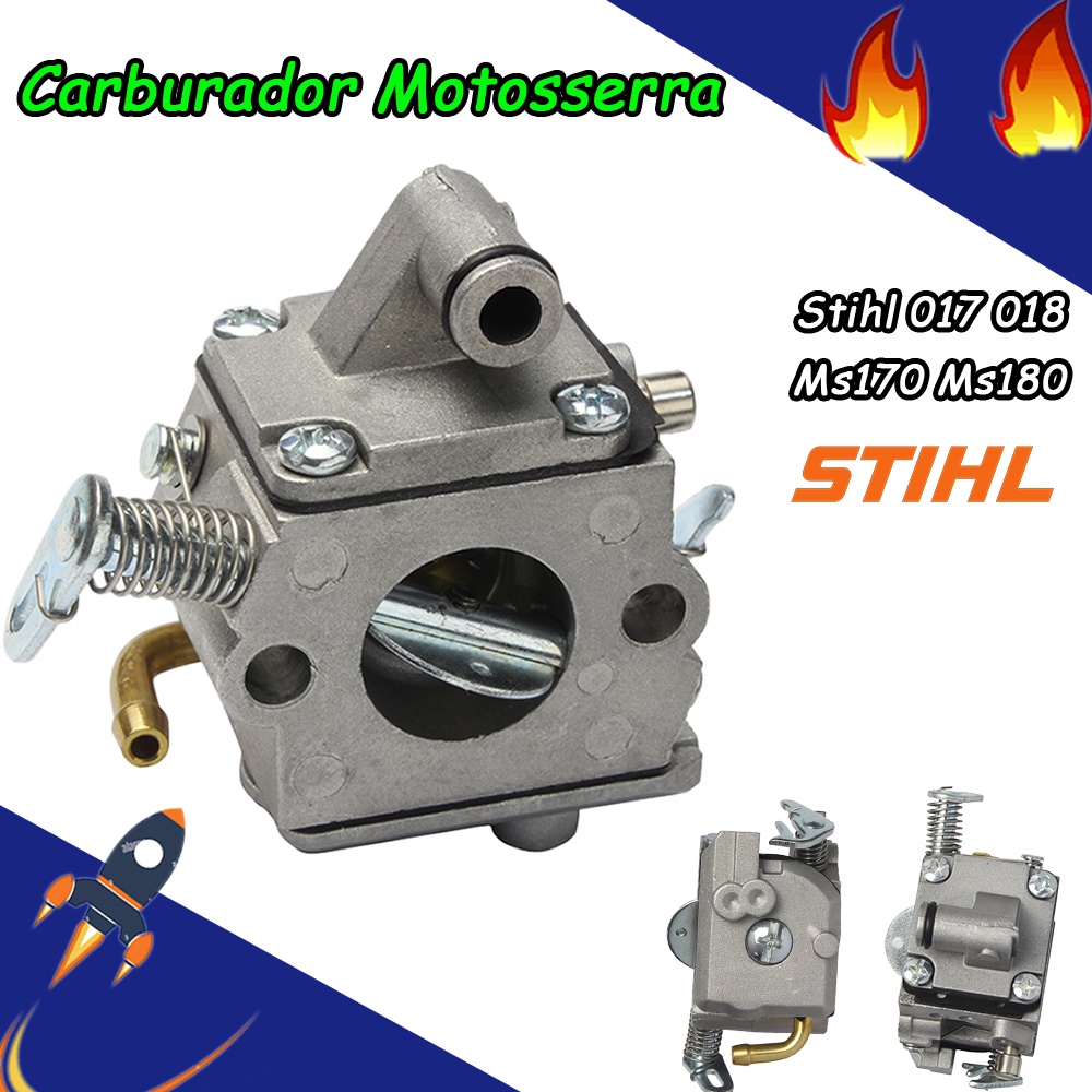 Carburador Para Motosserra Stihl 017 018 Ms170 Ms180 Carb Carburador