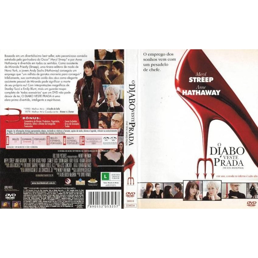 Dvd Original O Diabo Veste Prada Meryl Streep E Anne Hathaway