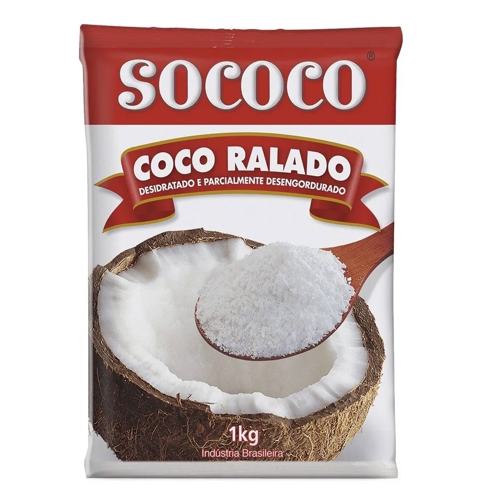 Coco Ralado Desidratado 1kg Sococo Shopee Brasil