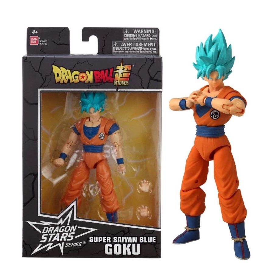 Boneco Super Saiyan Blue Goku Dragon Ball Super Bandai Shopee Brasil