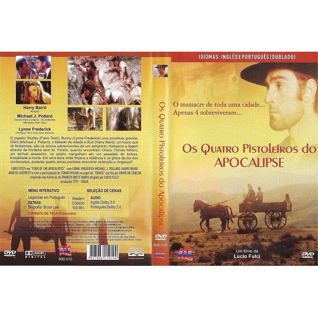 Dvd Original Do Filme Os Quatro Pistoleiros Do Apocalipse Shopee Brasil