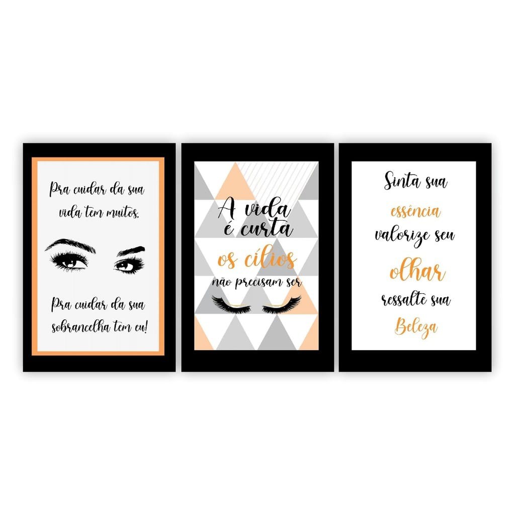 Placa Quadro Decorativo Kit Pe As X Sal O Design C Lios