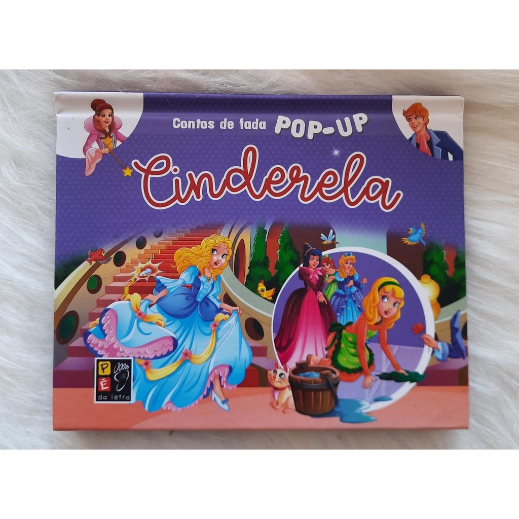 Livro Infantil Contos De Fadas Cinderela Pop Up Shopee Brasil