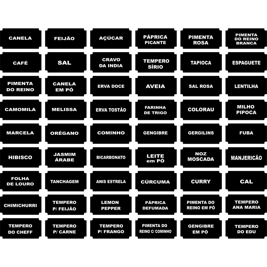 Acess Rios De Cozinha Adesivo De Vinil Etiquetas Quadradas Para Potes