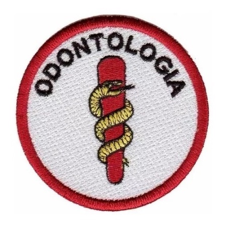 Patch Bordado Odontologia Simbolo Odontologia Odonto Shopee Brasil