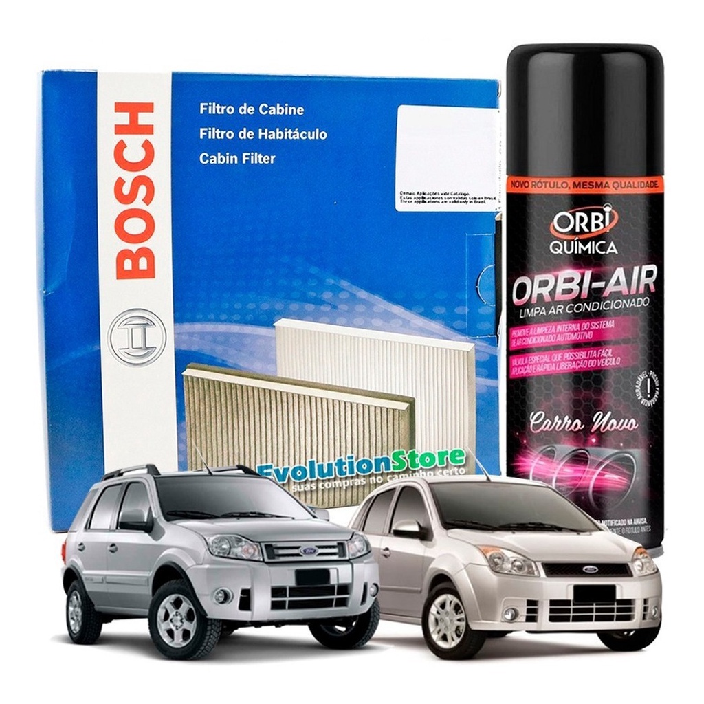 Filtro De Cabine Ar Condicionado Fiesta Ecosport Antiga Spray