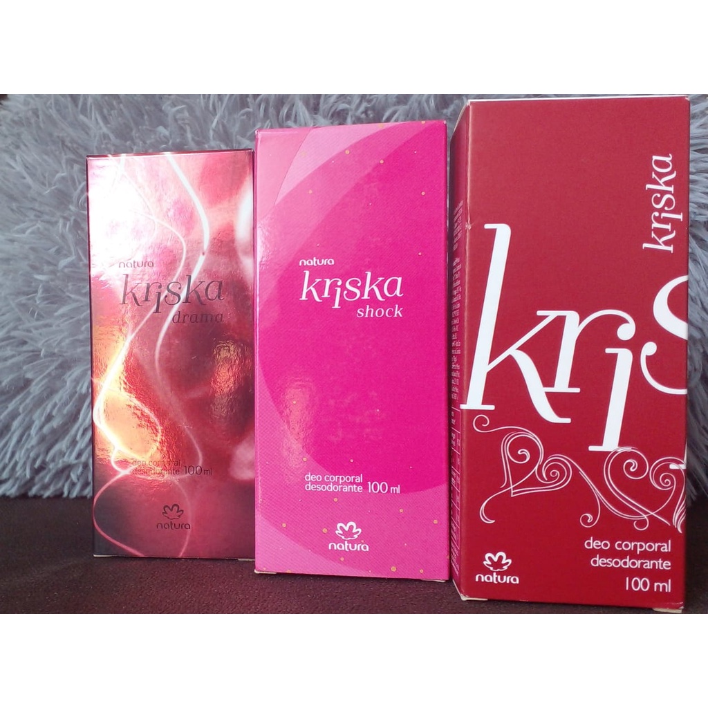 Kit Deo Corporal Kriska Drama Kriska Shock E Kriska Tradicional 100ml