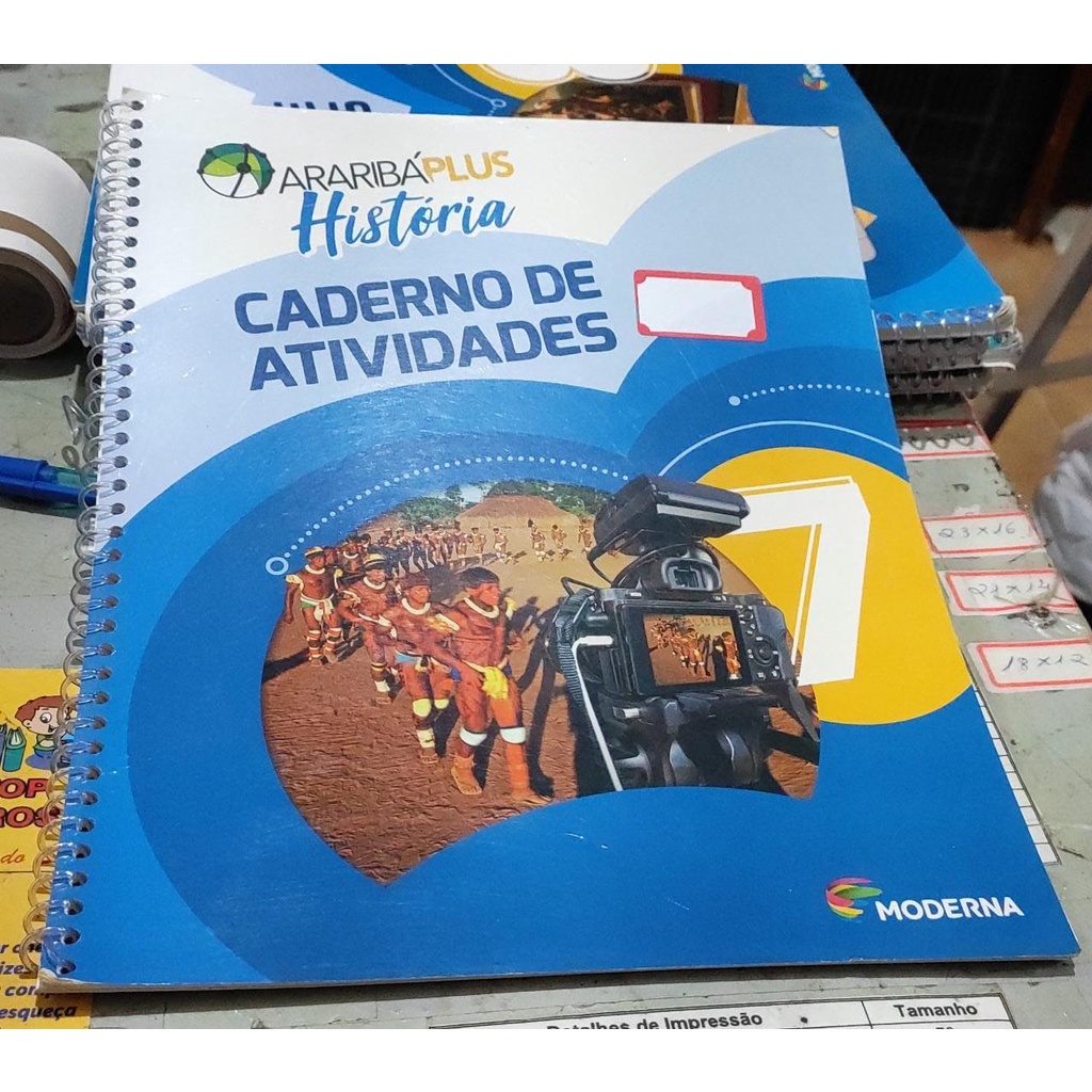 Araribá Plus História 7 ano Caderno de Atividades Shopee Brasil