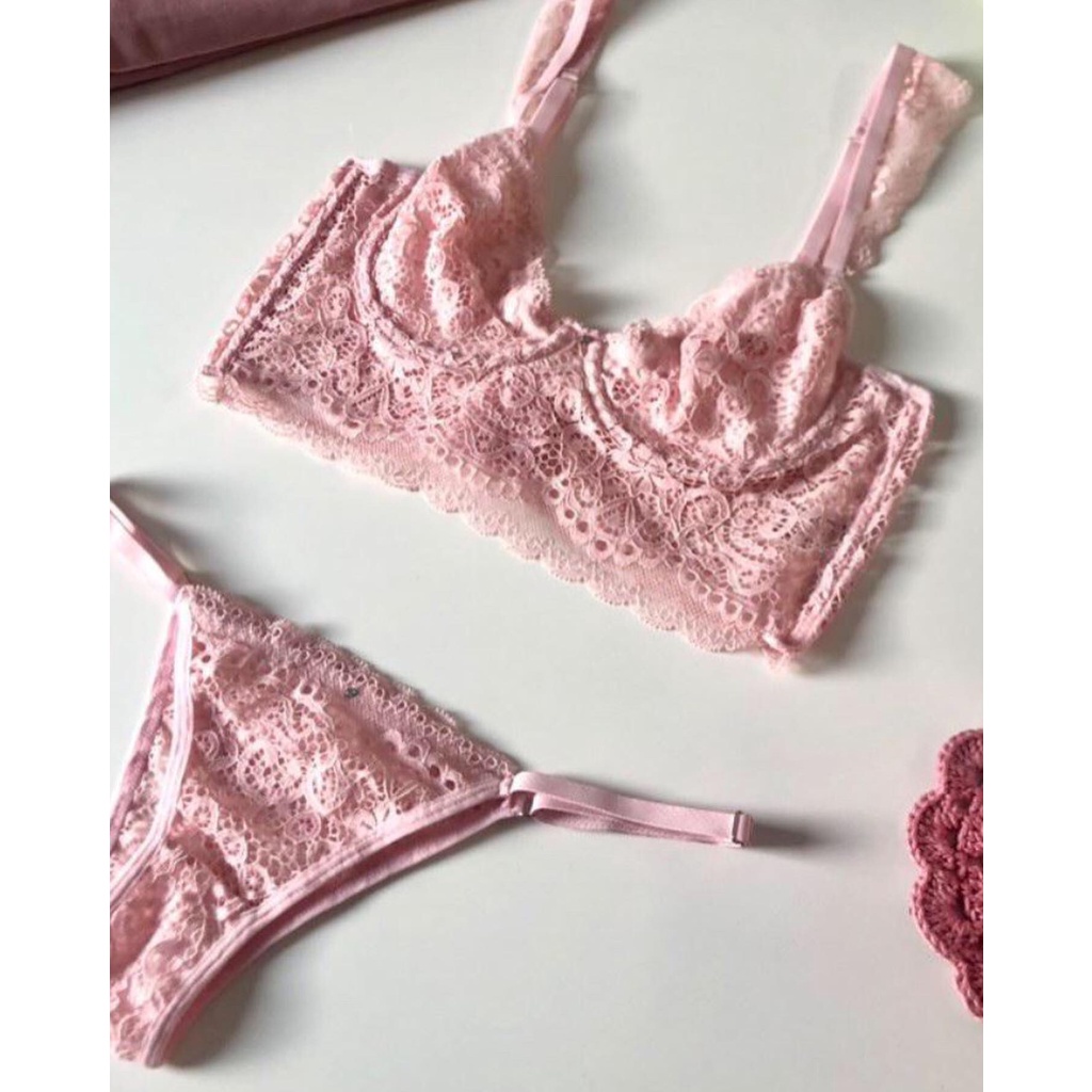 Conjunto Lingerie Shopee Brasil