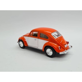 Miniatura Metal Volkswagen Fusca Laranja Branco 1967 5057 73 Shopee