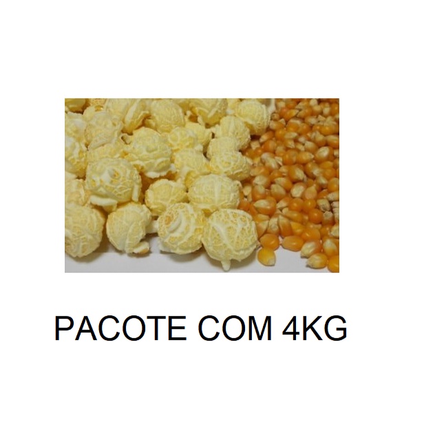 4kg Milho Tipo MUSHROOM 90 Pipoca Doce Gourmet Cianorte Shopee