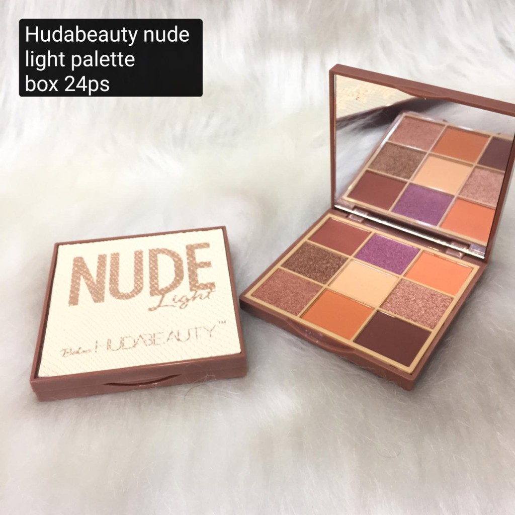 Paleta De Sombra Nude Langmanni Cores Huda Pronta Entrega Shopee Brasil