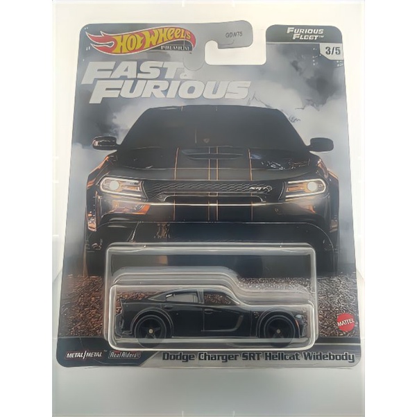 Hot Wheels Premium Dodge Charger Srt Hellcat Widebody Fast