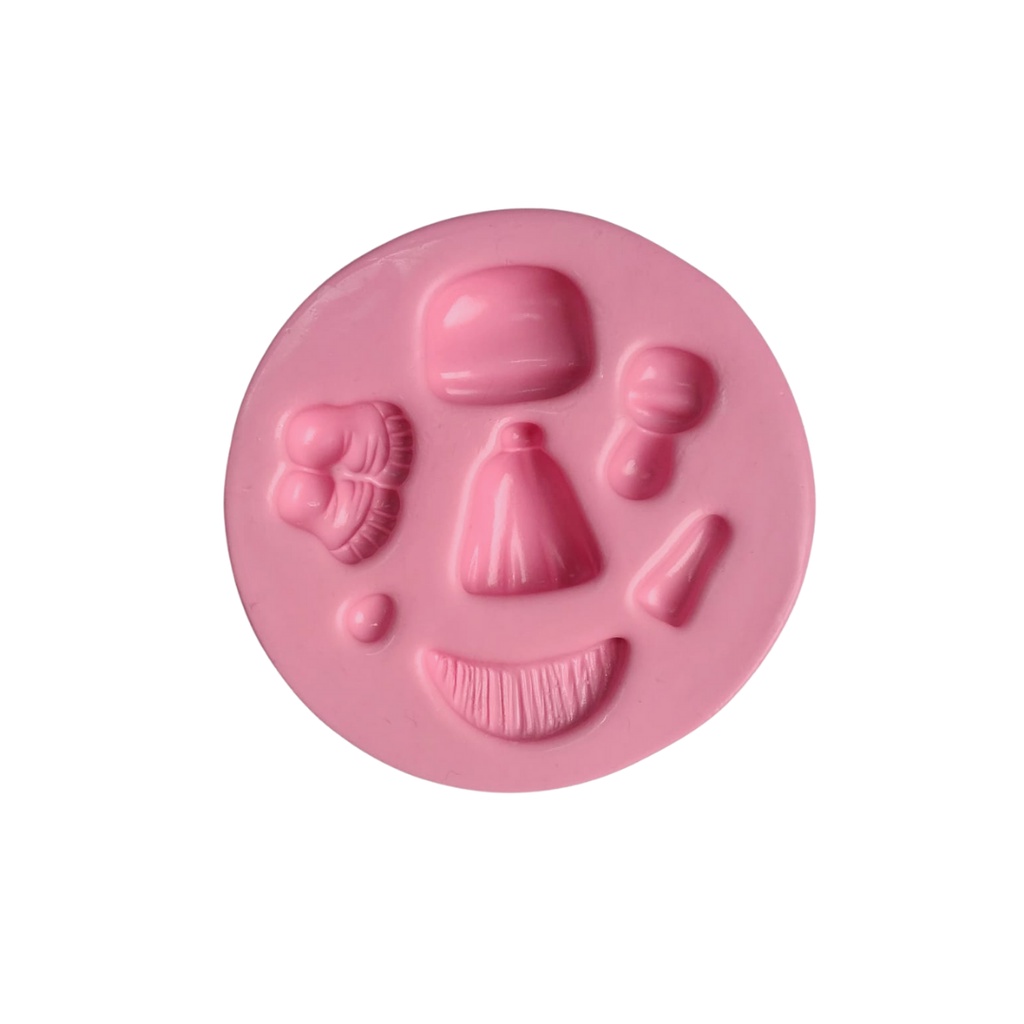 Molde de Silicone Para Biscuit Multi Santinhos Cód 1418 Shopee Brasil