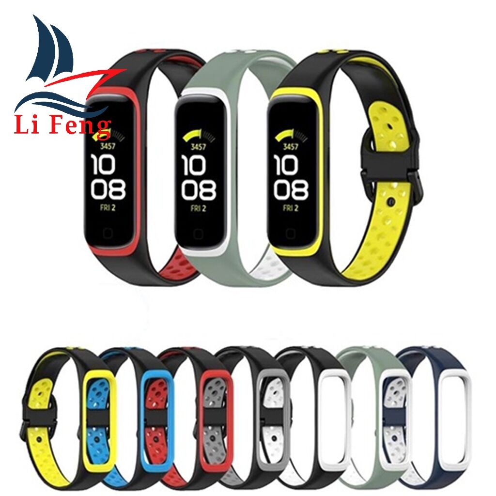 Pulseira Sport Furadinha Silicone Para Smartband Galaxy Fit2 R220