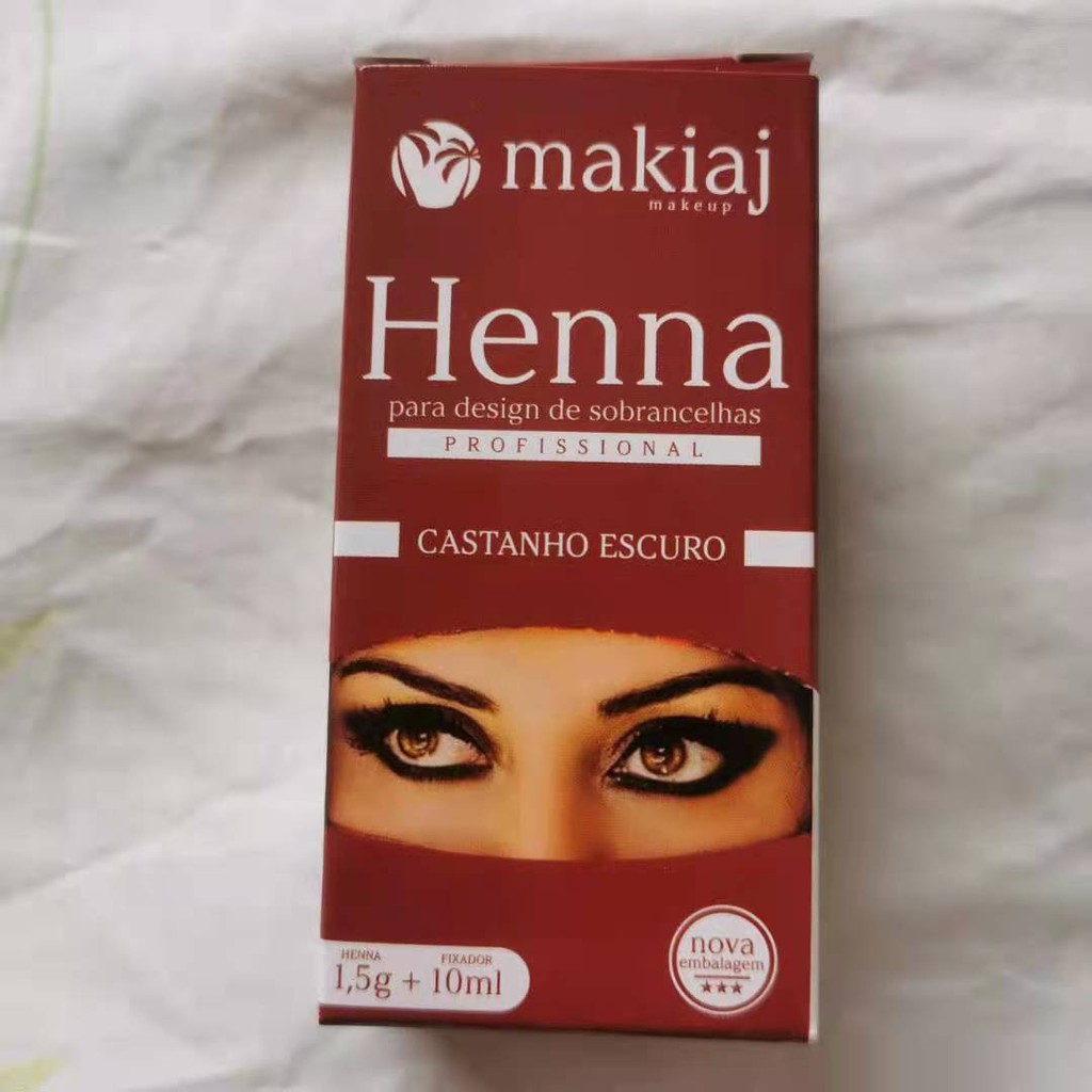 Henna Para Desing De Sobrancelhas Makiaj Shopee Brasil