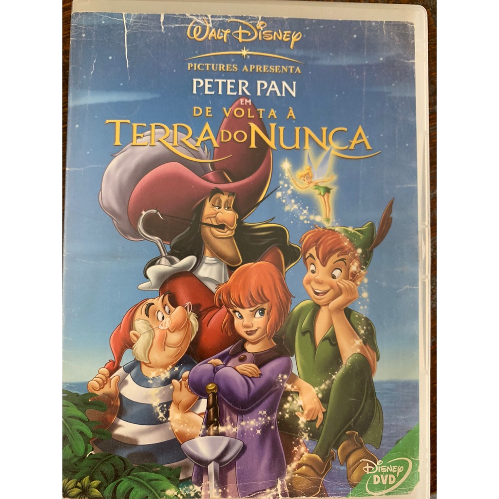 Peter Pan De Volta A Terra Do Nunca Dvd Original Shopee