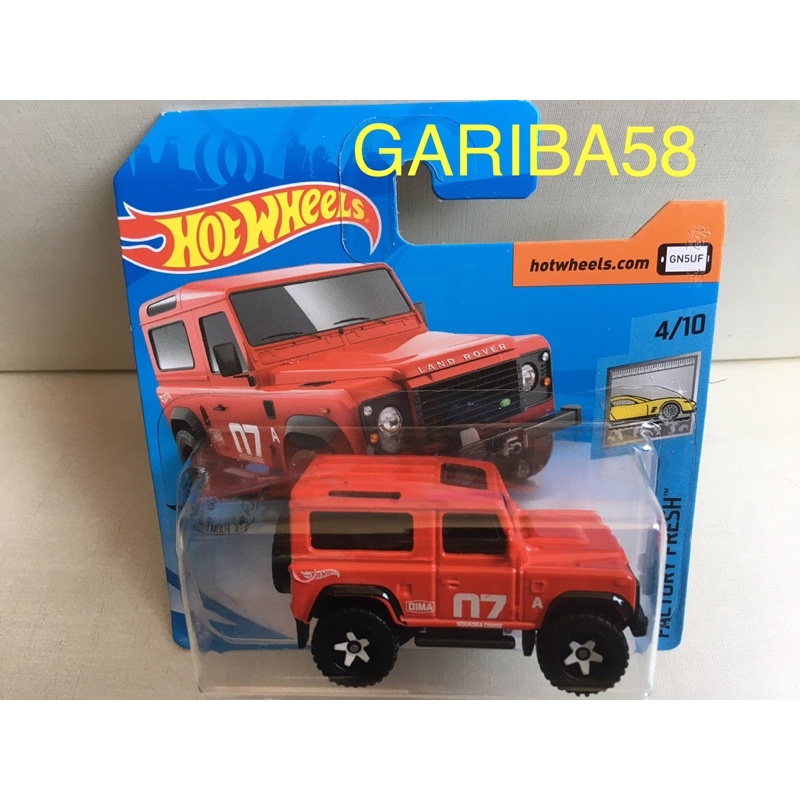 Hot Wheels Land Rover Defender Factory Fresh Gariba Shopee Brasil