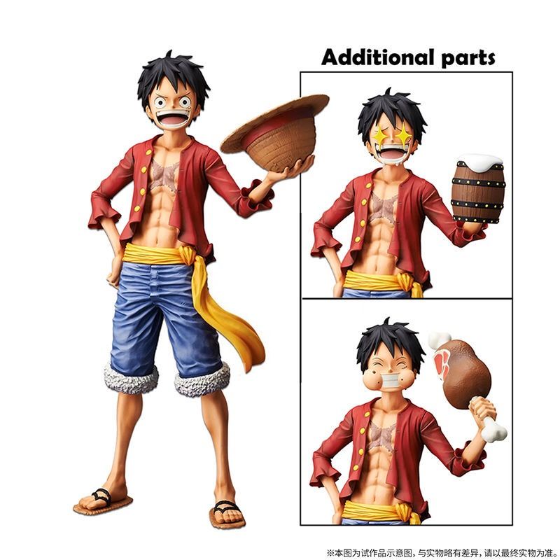 Boneco One Piece Luffy Action Figure Grandista Nero Shopee Brasil