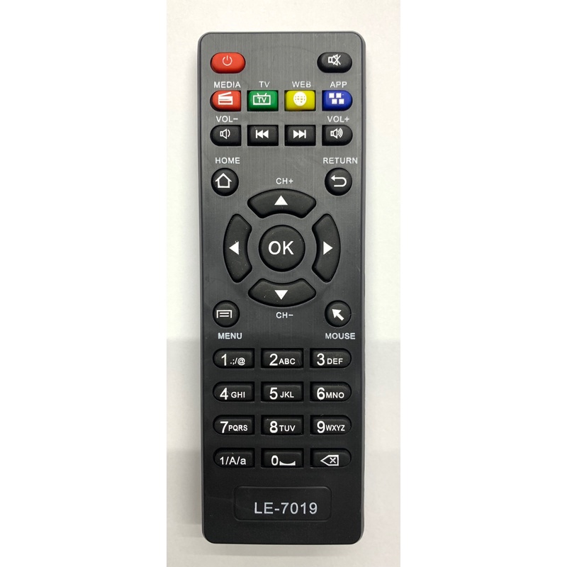 Controle Remoto Compatível Conversor Tv Box Aquario Smart Stv 2000