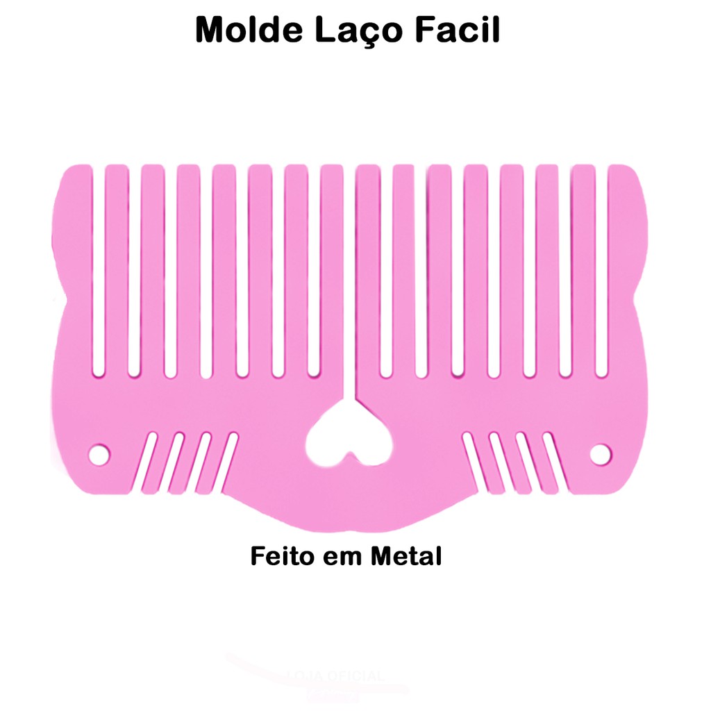 Molde Gabarito Laço Fácil Metal Shopee Brasil