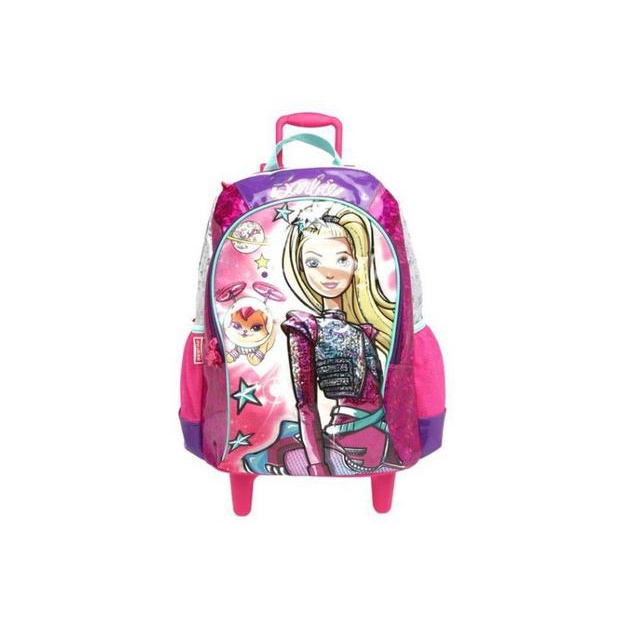 Mochila Rodinhas Infantil Barbie Aventura Nas Estrelas Sestini Shopee