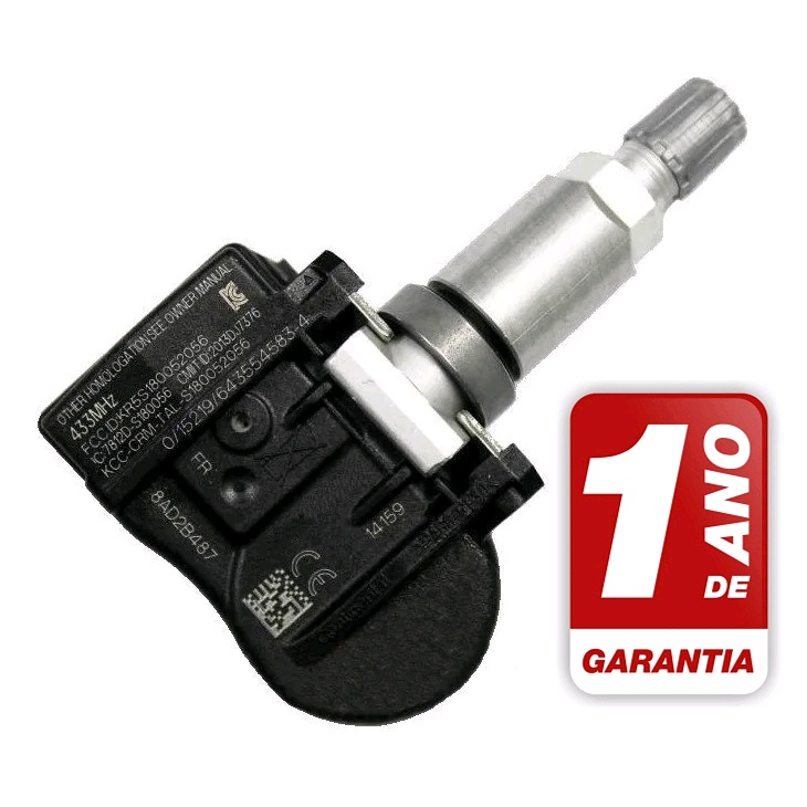 Sensor Pressão Pneu Tpms Mitsubishi Eclipse Cross Válvula Bico Pito