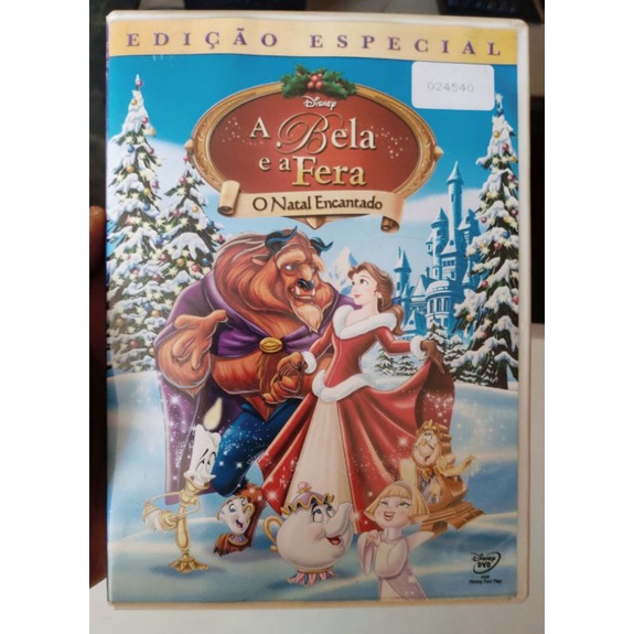 DVD A Bela E A Fera O Natal Encantado Original Shopee Brasil